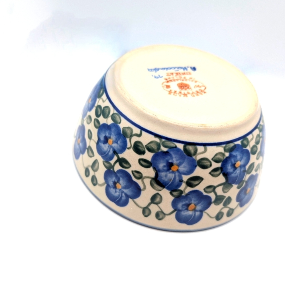 Polish Pottery, 🎉H.P.🎉Unikat Design, Artist Signed, Handmade, Bowl - Picture 3 of 3